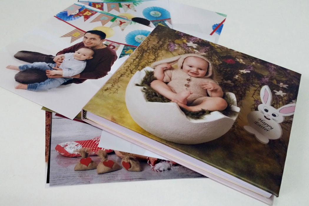 Fotografii printate si album foto premium de botez